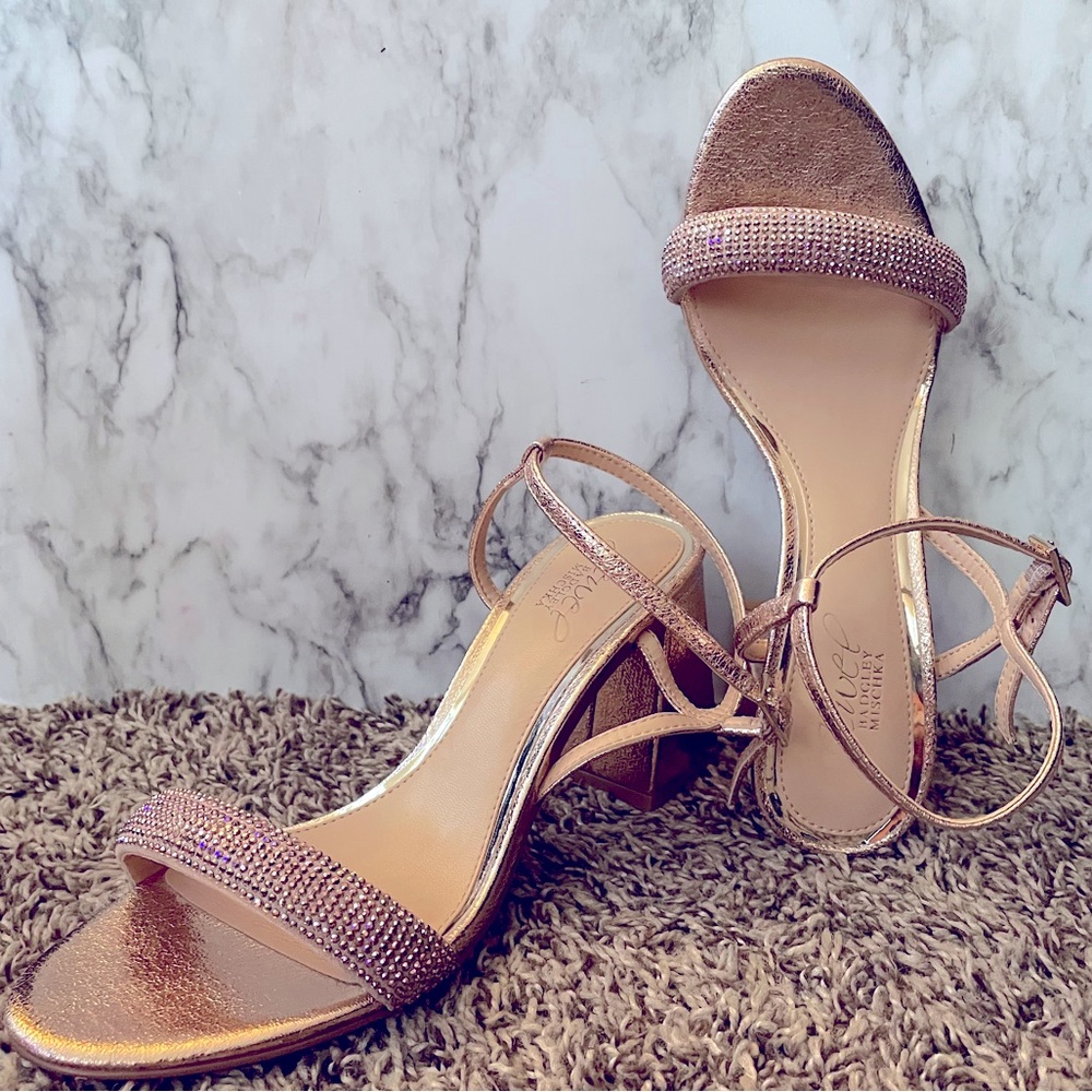 Jewel Badgley Mischka/ 6.5/ pink gold
